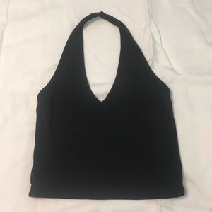 Brandy Melville halter top cropped black